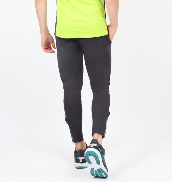 Charcoal Grey Men's Running Tights
