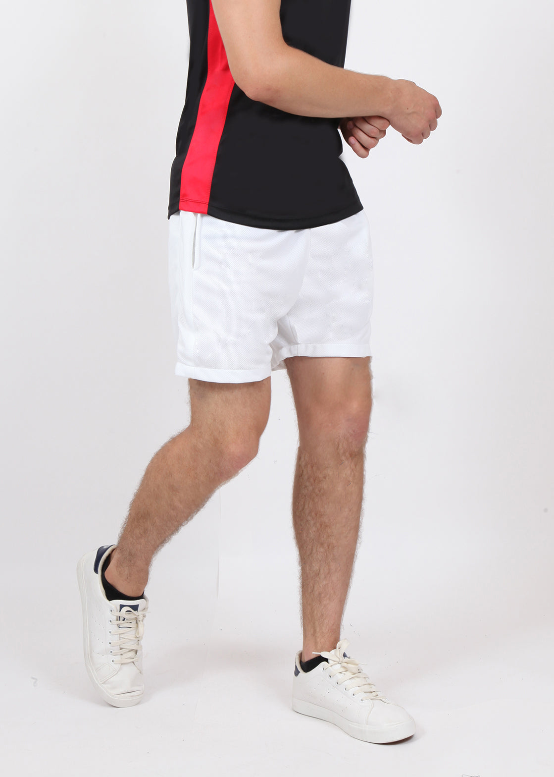 White Running Shorts Yogue Activewear