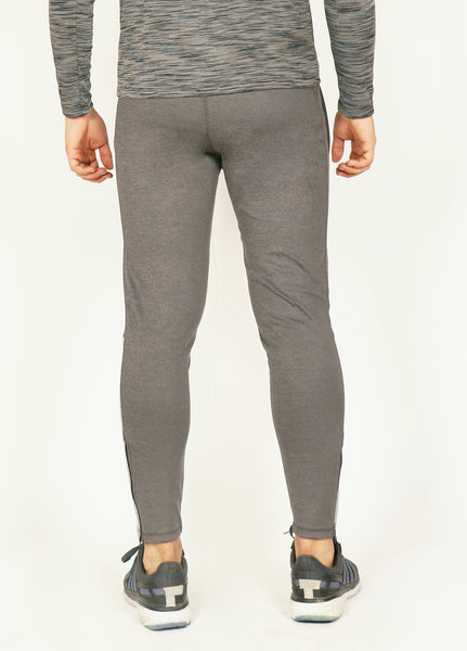 Matt Grey Slim-Fit Trackpants
