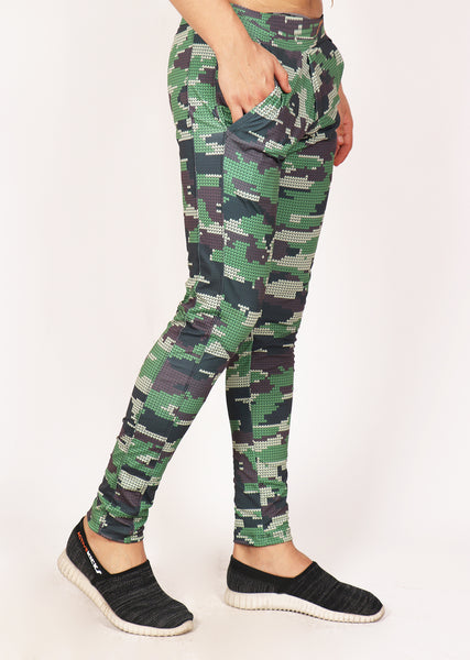 Rainforest Camo Slim-Fit Trackpants