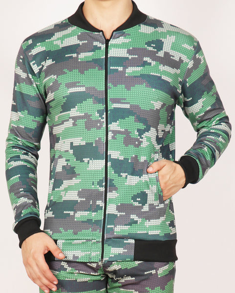 Rainforest Camo Bomber Jacket