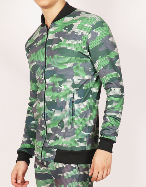 Rainforest Camo Bomber Jacket