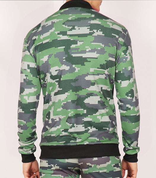 Rainforest Camo Bomber Jacket