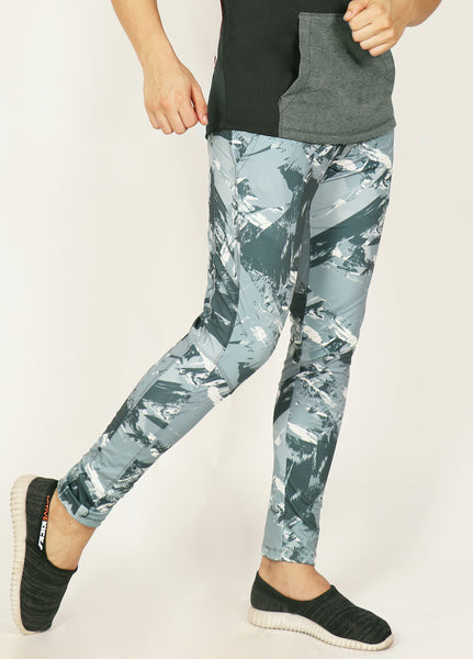 Grey Slim-Fit Trackpants - Dry Ice