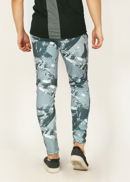 Grey Slim-Fit Trackpants - Dry Ice