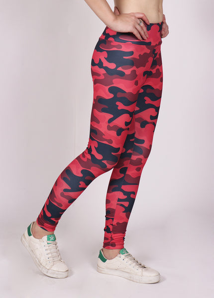 Scarlet Camo Tights