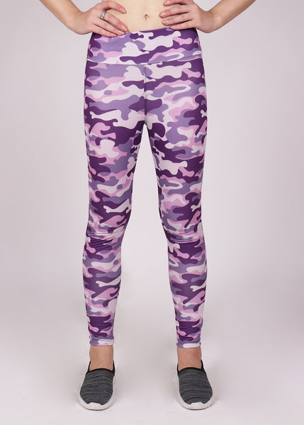 Pink & Purple Camo Leggings