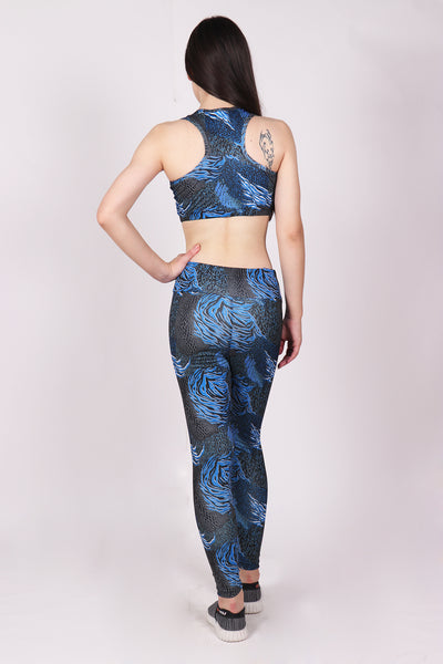Shop The Look - Top + Leggings - Blue Turbulence