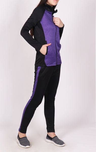 Purple and Black Tracksuit