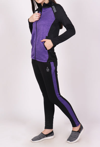 Purple and Black Tracksuit