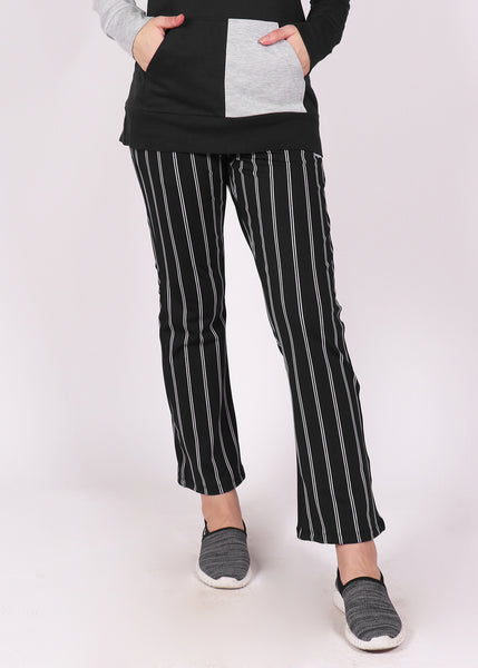 Black PinStripes Bell Bottoms