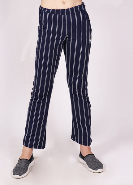 Navy Stripes Bell Bottoms