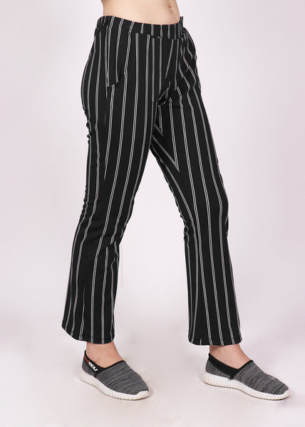 Black PinStripes Bell Bottoms