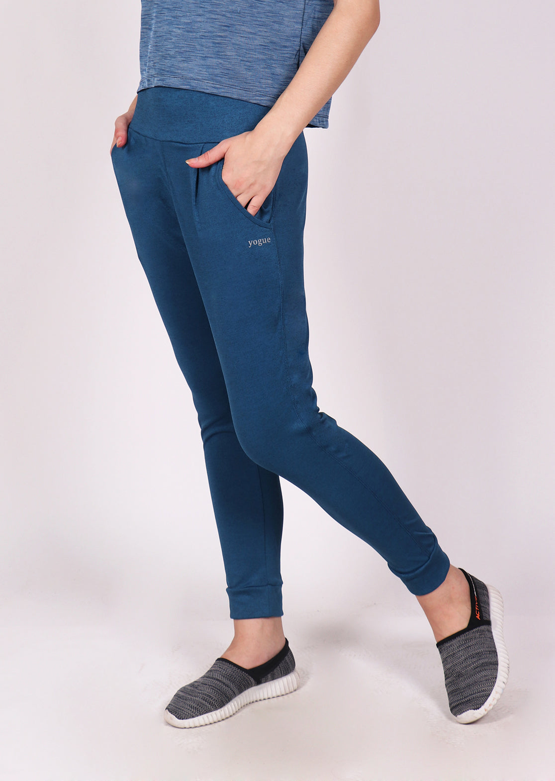 Tapered polyester 2025 joggers