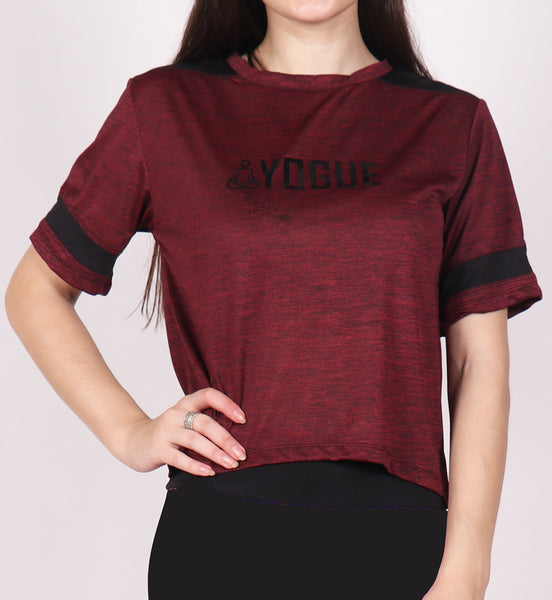 Cherry Texture Crop Top