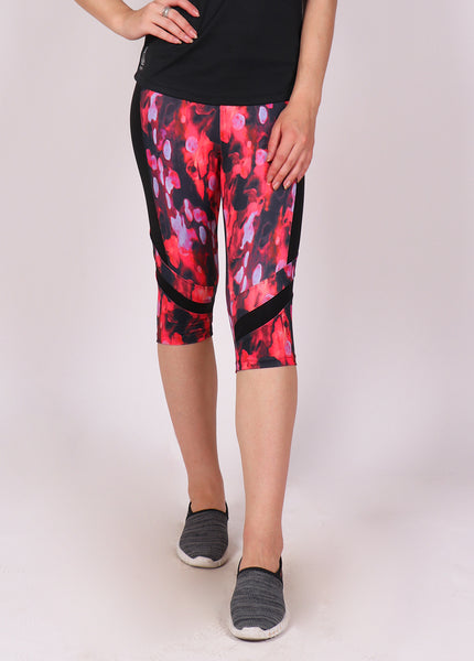 Red Bubbles Capris