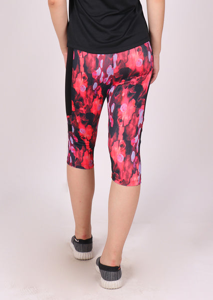Red Bubbles Capris