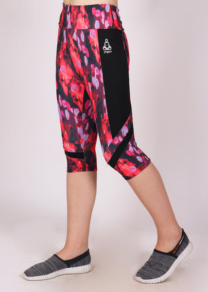 Red Bubbles Capris