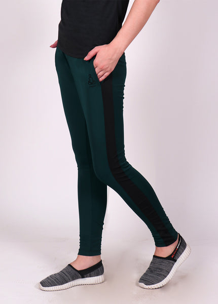 Green Black Slim Fit Joggers