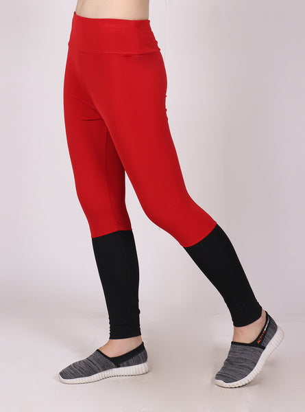 Red Black 2Tone Tights