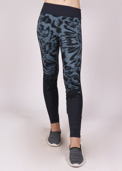 Charcoal Abstract Tights